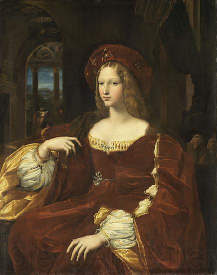 RAFFAELLO Sanzio Portrait de Jeanne d Aragon Norge oil painting art